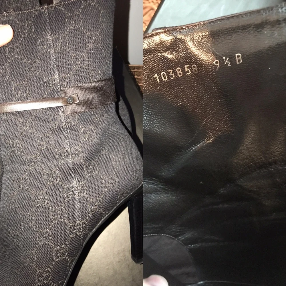 Gucci Black Heeled Boots - Picture 8 of 8